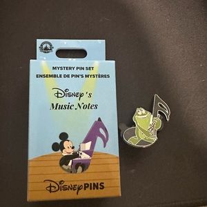 Naveen as Frog Music Note Disney Pin
